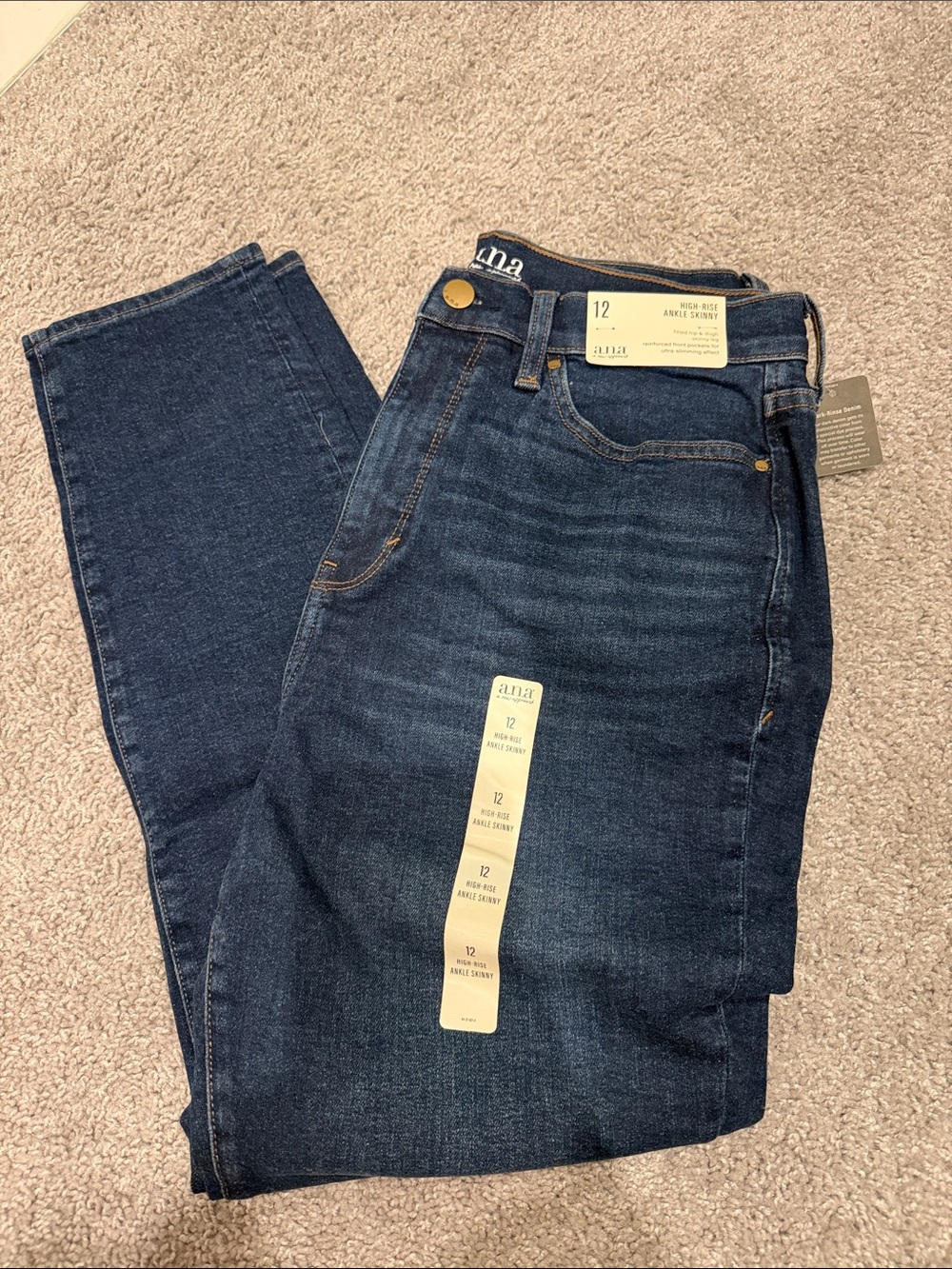 a.n.a. High Rise Ankle Skinny Jeans